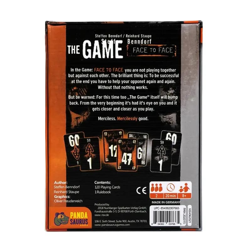 The Game: Face to Face Card Game