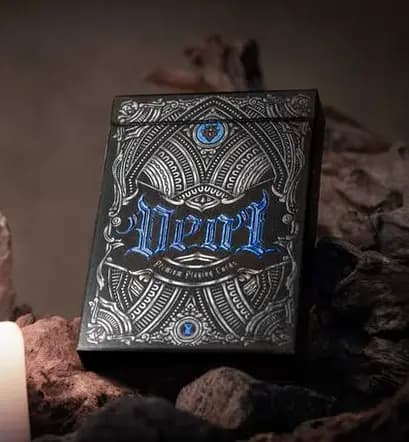 Deal With the Devil (Cobalt Blue) UV Playing Cards  Exclusive Edition