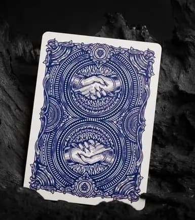 Deal With the Devil (Cobalt Blue) UV Playing Cards  Exclusive Edition