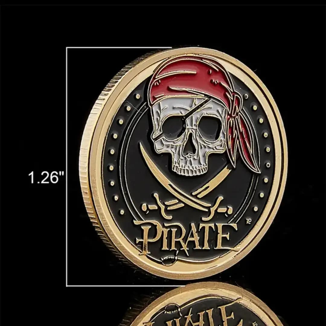 Carved Metal Card Weight Coins