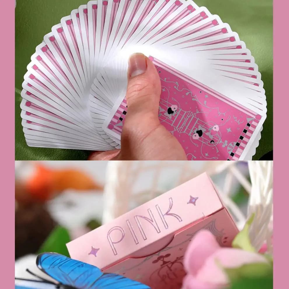 Pink Playing Cards by TCC