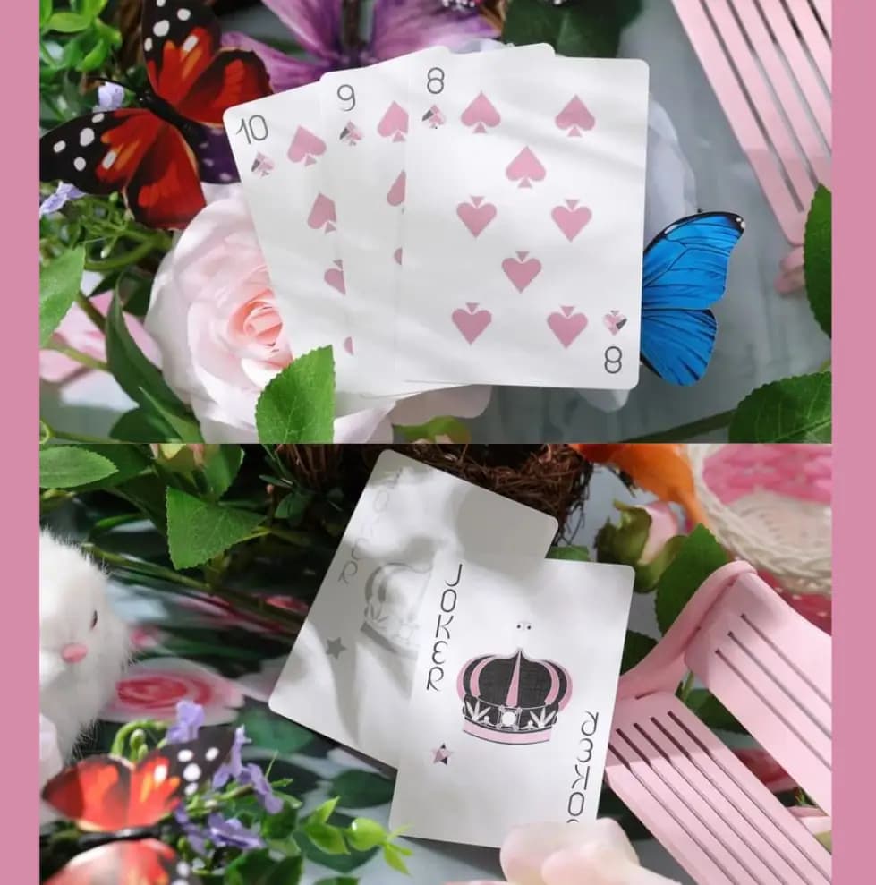 Pink Playing Cards by TCC